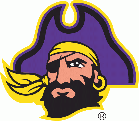 East Carolina Pirates 1999-2003 Secondary Logo t shirts DIY iron ons